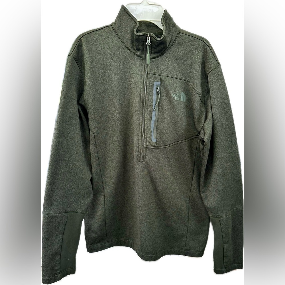 The North Face CANYONLANDS Green Half-Zip Fleece Mens
